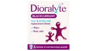 Dioralyte Blackcurrant 6 Sachets Of Oral Electrolyte Powder