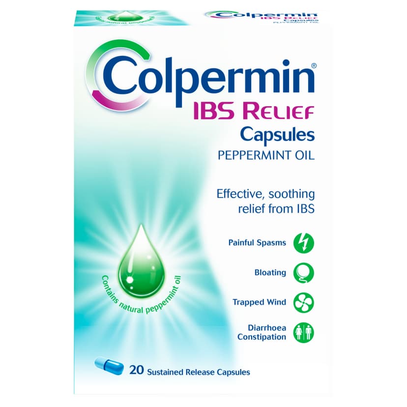 Colpermin IBS Relief Cap Peppermint Oil 20 Sustained Release Cap